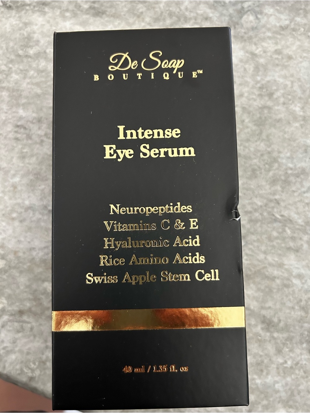 Intense Eye Serum - Black & Gold